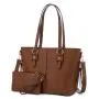 custom top sale fashion 2pcs office lady tote bags large Capacity shoulder bags custom women handbags