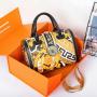 2024 Ladysky Fashion printing hand bag for women quality ladies bag large capacity female bag trending manufacturer 29 cm