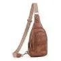 ZR673 Unisex Chest Bag Waterproof Shoulder Bag Sports Travel Crossbody Leisure Solid Color Business High Quality Bag Print logo