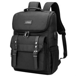 Custom Wear-resistant Durable Student Schoolbag Large Capacity Outdoor Business Travel Backpack For Men