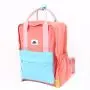 CHANGRONG Custom Cute Lightweight Small color block Style School backpack