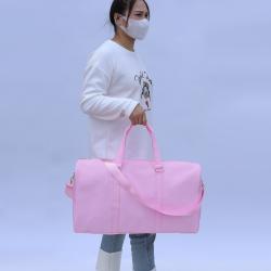 Keymay High Quality Portable Sport Gym Women Girls Weekender Women Travel Weekend Bag Nylon Travel Bag Duffel Waterproof Bag