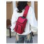 ZR772 Hot Selling Chest Bag Men New USB Shoulder Bag Sports Travel Crossbody Bag Leisure Solid Color Oxford Cloth Satchel