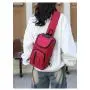 ZR772 Hot Selling Chest Bag Men New USB Shoulder Bag Sports Travel Crossbody Bag Leisure Solid Color Oxford Cloth Satchel