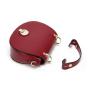 2024 Custom Vegan Leather Simple Saddle Bag Handbag For Women Ladies Purse