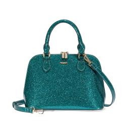 LOVEVOOK Fashion Shiny Patent Leather Handbags Crossbody Shoulder Bags Satchel Purses Top Handle Stylish Wedding Bags for Women