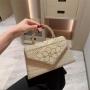 NEW Women's Pearl Clutch Bag Noble Crystal Beaded Evening Bags Wedding Clutch Purse Bag with Handle Handbag