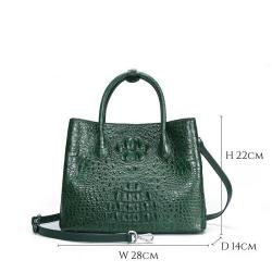 Custom Real Purse Shoulder Tote Bags Genuine Alligator Crocodile Skin Leather Designer Inspired Handbags Women Bags Luxury