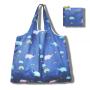 ZWY245 Foldable Large Women Shopping Bag Polyester Lightweight Practical Daily Organizer Bag Wholesale Fashion Supermarket Pouch