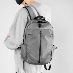 HR624 Men's Backpack Business Commuting USB Charge Port Laptop Bag Lightweight Oxford Waterproof Outdoor Travel Sports Backpack