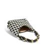 Wholesale Woven Fabric Houndstooth Women Handbag Tweed Fabric Oem Purses And Handbags
