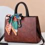 New Style Fashion Ladies Handbags Tote Bag Bow Trim Solid Color Crossbody Bags Large Capacity Women's Messenger Bags Female