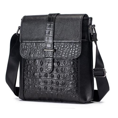 XL287 Fashion & Luxury Genuine Leather Men's Shoulder Bag Multi-layer Large Capacity Handbag Wear-resistant Durable Bag