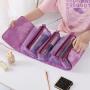 Gelory Hanging Fold Makeup Cosmetic Bag Travel Organizer Portable Bathroom Storage Bag