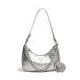 2024 new style versatile underarm bag fashionable diamond embroidery handbag crossbody bag black ladies purse handbags