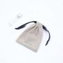 Customized Small Velvet Drawstring Jewelry Lipstick Storage Bag Flannel Gift Packaging Security Necklaces Gemstones Stamped