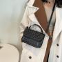 Diamond Lattice Letter Small Square Bag 2023 New Women's Open Bag China Wholesale PU Ladies Shoulder Bag
