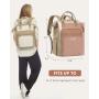 LOVEVOOK 17 in Travel Work Backpack Purse with USB Port Teacher Nurse Bag Waterproof Daypack Business Laptop Backpack for Women