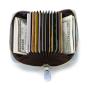 ZHF008 RFID Wallet Colorful Litchi Pattern Women's Organ Handbag Zipper Zero Wallet Bank Card Multi-card Card Cover