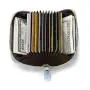 ZHF008 RFID Wallet Colorful Litchi Pattern Women's Organ Handbag Zipper Zero Wallet Bank Card Multi-card Card Cover