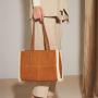 2021 Fall Winter Luxury Women Purse Handbag Shoulder Tote Hand Bag Ladies Large Capacity Genuine Leather Laptop Handbag With Fur
