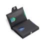 Custom Slim Genuine Leather Man Trifold Wallet Business Top Grain Leather RFID Card Holder Wallets for men