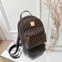 2024L Girls' Korean Fashion Joker Korean Backpack Single Strap Schoolbag for Ladies Portable Foreign Trade Women's Bag