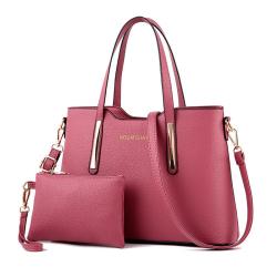 Wholesale Latest fashion designer new model High quality 2 pieces pu leather bags women hand bags
