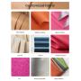 Trending 2024 Cute Wholesale Pu Leather With Canvas Ladies Purse Designer Pink Girls Packet Wallet Women Thin Credit Card Holder