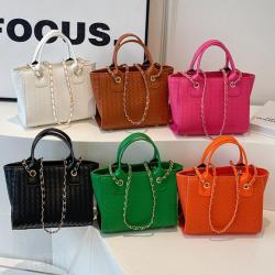 2024 high quality fashion popular compilation design women's bag chain small square bag single shoulder bags for women handbag