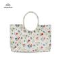 Tote Beach Bags Colorful Large Capacity Cosmetic Bag With Handbag Waterproof Flower Make Up Pouch for Lady