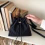 Fashion small Nylon Cross body bag women Drawstring fold soft mini Shoulder bag for mobile phone bags crossbody