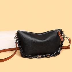 Good quality leather bags ladies messenger bag long strap fashion woman shoulder crossbody bags handbag for lady