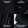 High Quality Large Durable Black Shoes Storage Bag OEM Accepted Soft Waterproof Walking Boot Bag