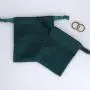 Custom Emboss Logo Suede Microfiber Jewelry Drawstring Bag Luxury Jewelry Gift Packing Suede Pouch