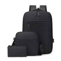 Youth Large Capacity School Backpacks Shoulder USB Charging Travel Bags For Women Men Backpack Set