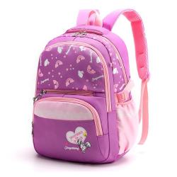 Custom Logo Cute Cartoon Large Capacity Kids School Backpack Bags with wheels trolley backpack for students