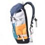 CHANGRONG Custom color block lightweight  rpet outdoor backpack for travel gym sport