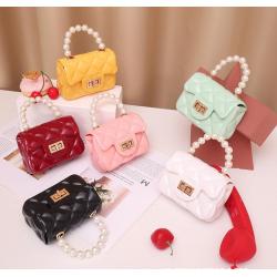 New Arrived Mini Crossbody Bag Handbags Kids Purses Handbag Jelly Bolsas Little Girl Kid Jelly Bags