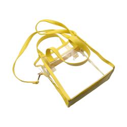 Custom pvc jelly tote bag candy handbag women fashion trends transparent PVC leather crossbody cosmetic handbags