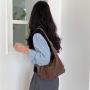 2023 nylon fashion handbags cheap soft ladies hand bags casual PU leather shoulder strap women's shoulder bags