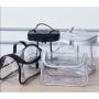 ZR472 Transparent Makeup Bag PVC TPU Small Portable Cosmetic Storage Bag Colorful Makeup Clear Cosmetics Mini Wash Bag Travel