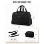 LOVEVOOK fashion Airplane approved carry on Overnight bags with wet and toiletry bags for women labor gym travel duffel bags