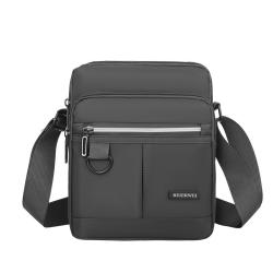 Trend Mens Casual Business Shoulder Pack Adjustable Straps Lightweight Travel Single Shoulder Messenger Crossbody Bag