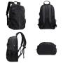 ZF056 Fashion Breathable Waterproof Sports Shoulder Bag Leisure Backpack Niche Trend Lightweight Travel Computer Bag USB Port