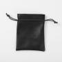 Logo Emboss Custom Black Bag Wholesale Drawstring Pouches Gift Packaging Cosmetic Jewelry Bags