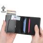 OEM036 Credit Card Holder Wallet Men Women Metal RFID Vintage Aluminium Bag Pop Up PU Leather Bank Cardholder Case New