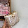 2024 Luxury acrylic shell purse ladies clutch bag evening bags high quality metal chain jewelry hand bags
