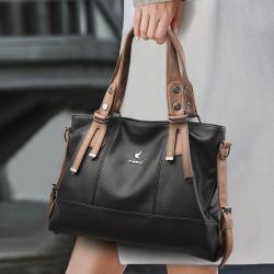 2024 New Tote Bags for Women Factory Wholesale Luxury Fashion Handbags High Quality Pu Leather Zipper Ladies Shoulder Bags