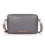 Bolso Para Hombre New Fashion Luxury Ostrich Skin Purse Custom Business Men Pouch Shoulder Bag Cross Body Casual Bag For Men